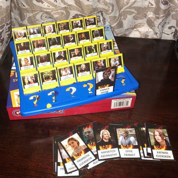 Hunger Games Guess Who Game Characters - PHYSICAL GAME