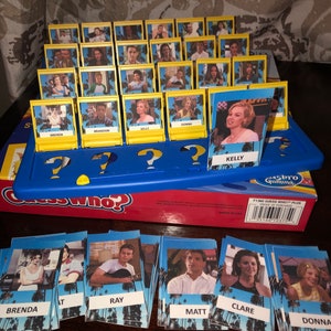 Beverly Hills 90210 Guess Who Game Characters - PHYSICAL GAME
