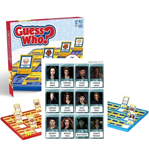 Twilight Guess Who Game Characters - DIGITAL FILE ONLY