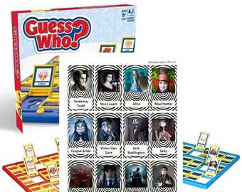 Tim Burton Guess Who Game Characters - DIGITAL FILE ONLY