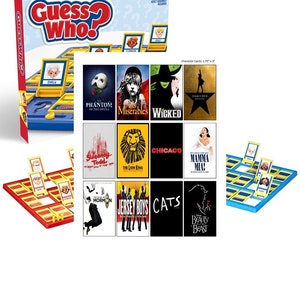 Broadway Musicals Guess Who Game Characters - DIGITAL FILE ONLY