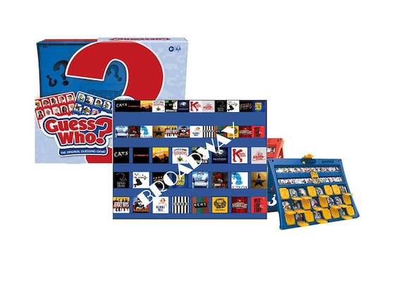 Broadway Musicals Guess Who Game Characters DIGITAL FILE ONLY