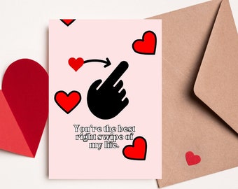 Funny Valentine's Day Card for Husband/Wife/Boyfriend/Girlfriend| Valentine's Day Card Printable | Internet Dating Humor| Cute Love Card