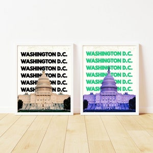 Washington DC Print,  Washington DC Poster, Washington dc Decor, Capitol Building Print, Washington dc Gift, US Cities Prints