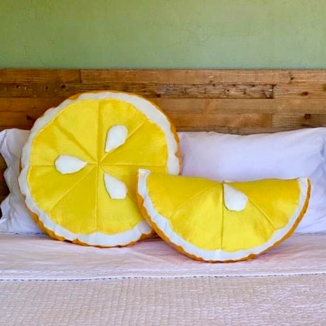 Lemon pillow on sale
