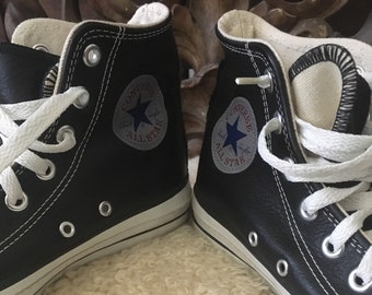 Used black high top converse online