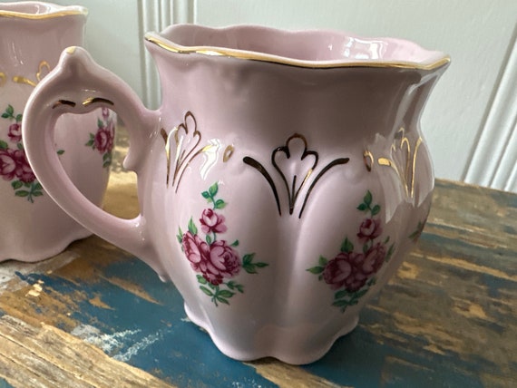 H&C Rosa Original Rosa Porzellan Czech Republic Hand-painted