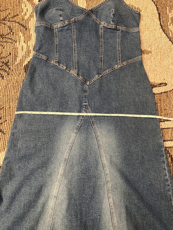 Buy Vintage 1980's/ 1990's Moda International Summer Sleeveless/ Straps  Blue Jean Dress (midi Size 8) Made in Hong Kong Online in India - Etsy