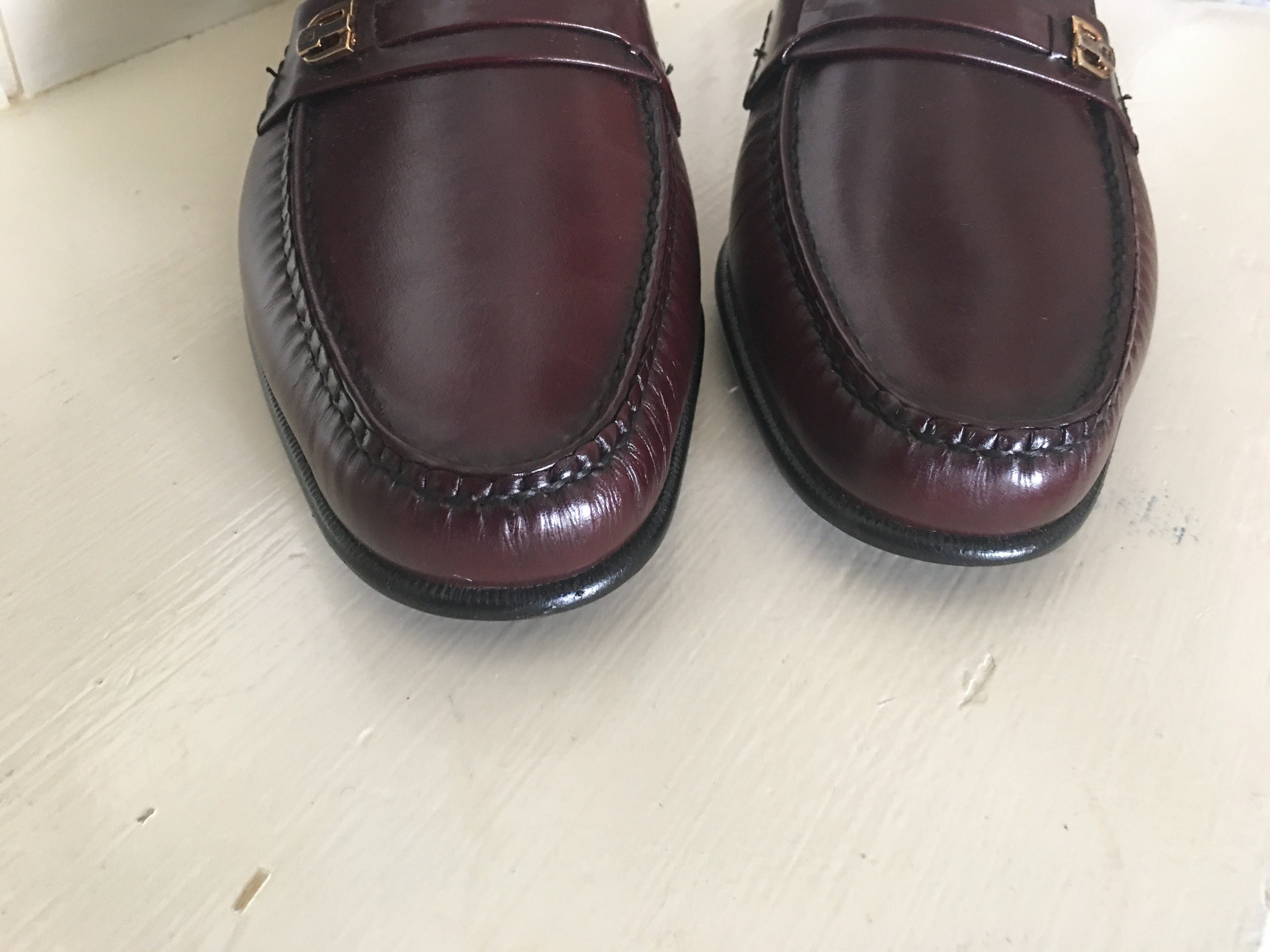 VTG Florsheim Imperial Horse bit Loafers Dress Shoes Mens