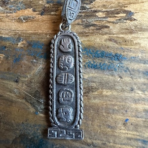 925 Mayan Cartouche Etsy