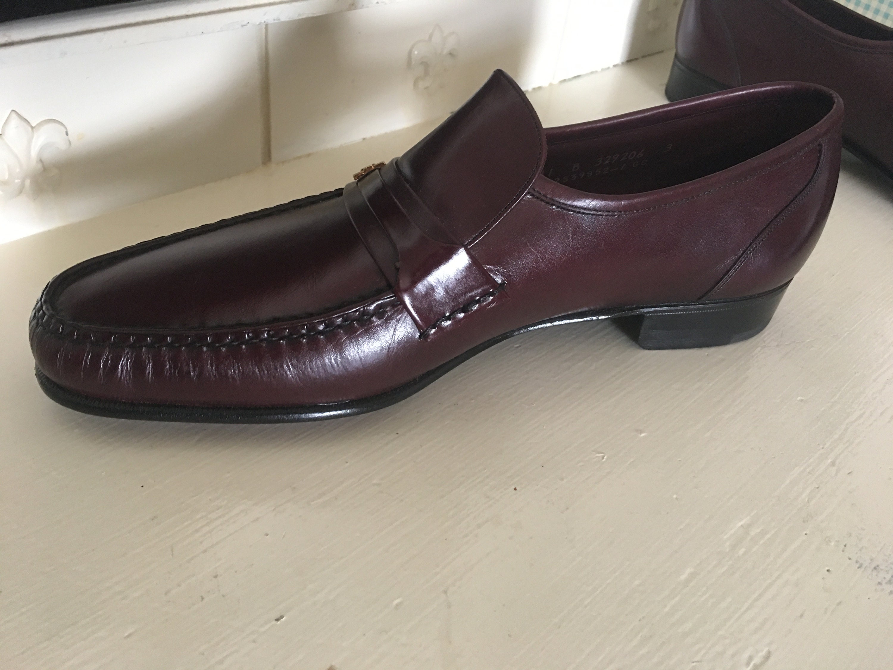Florsheim Imperial Vintage Slip On Loafers Horse Bit Brown
