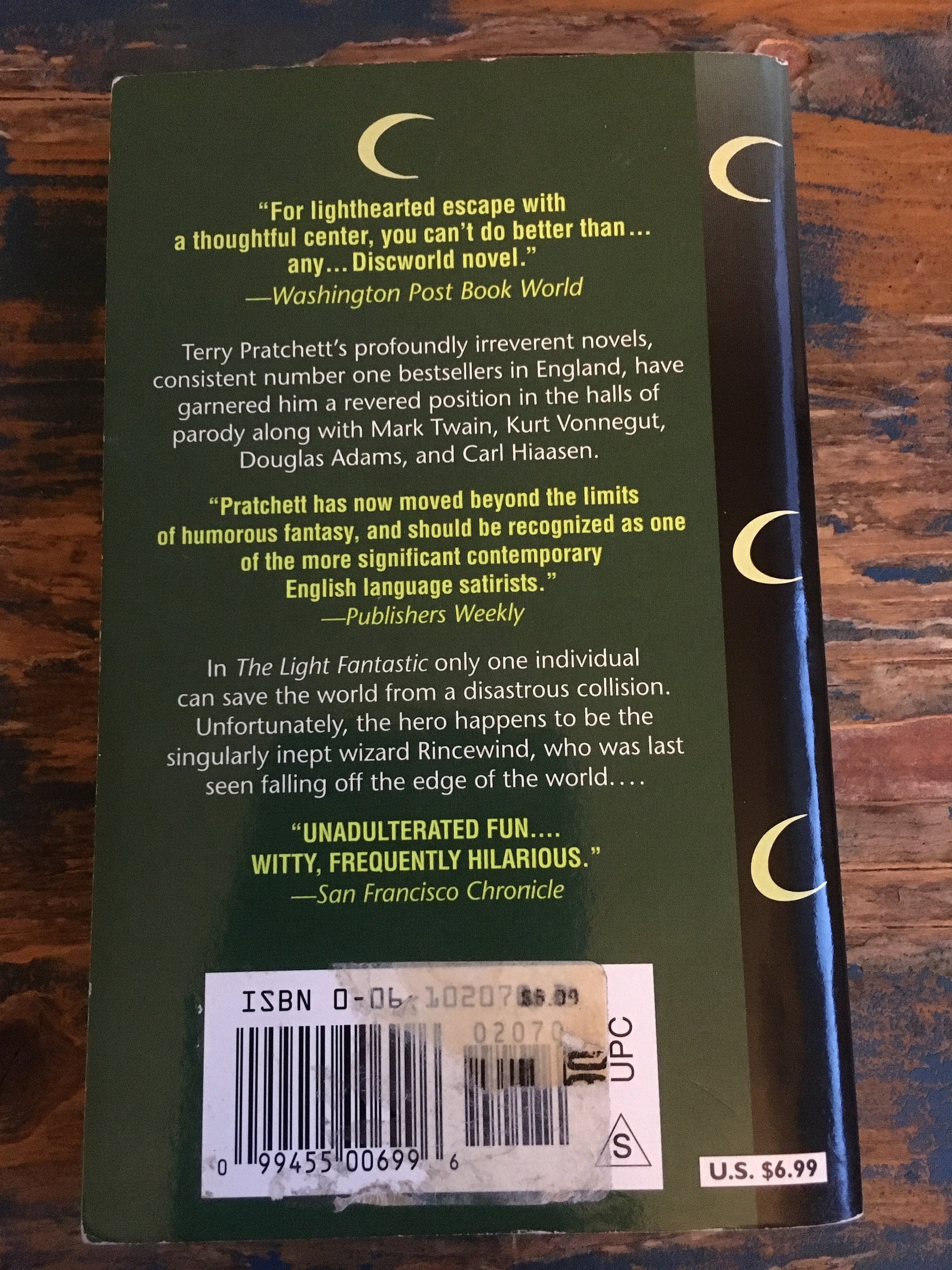 pratchett the light fantastic pratchett the light fantastic