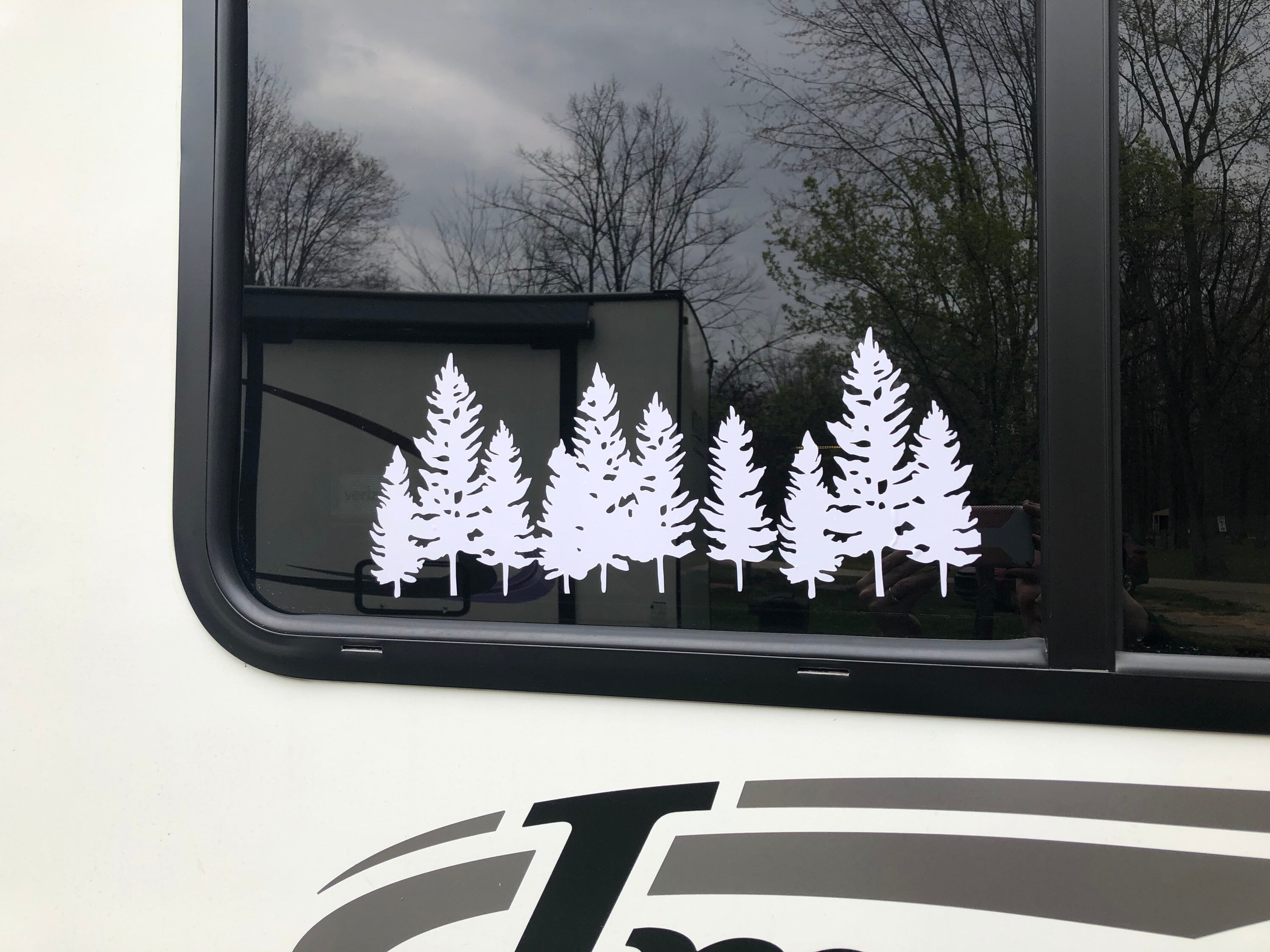 Camping Decals Tree Line Decals RV Decals Camping Decals For Etsy