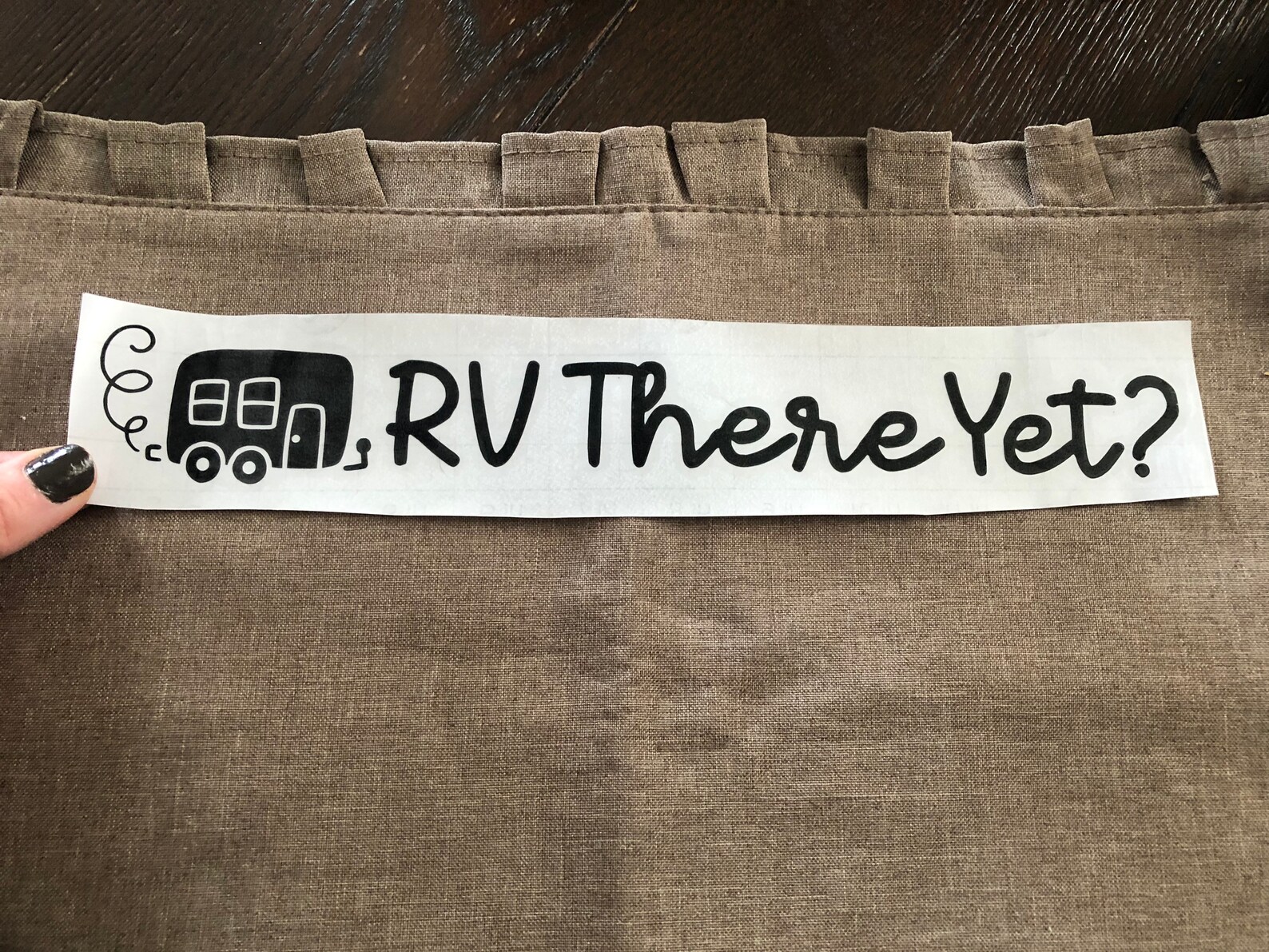 Large Camping Decals RV Decals RV There Yet Decal Vinyl Etsy