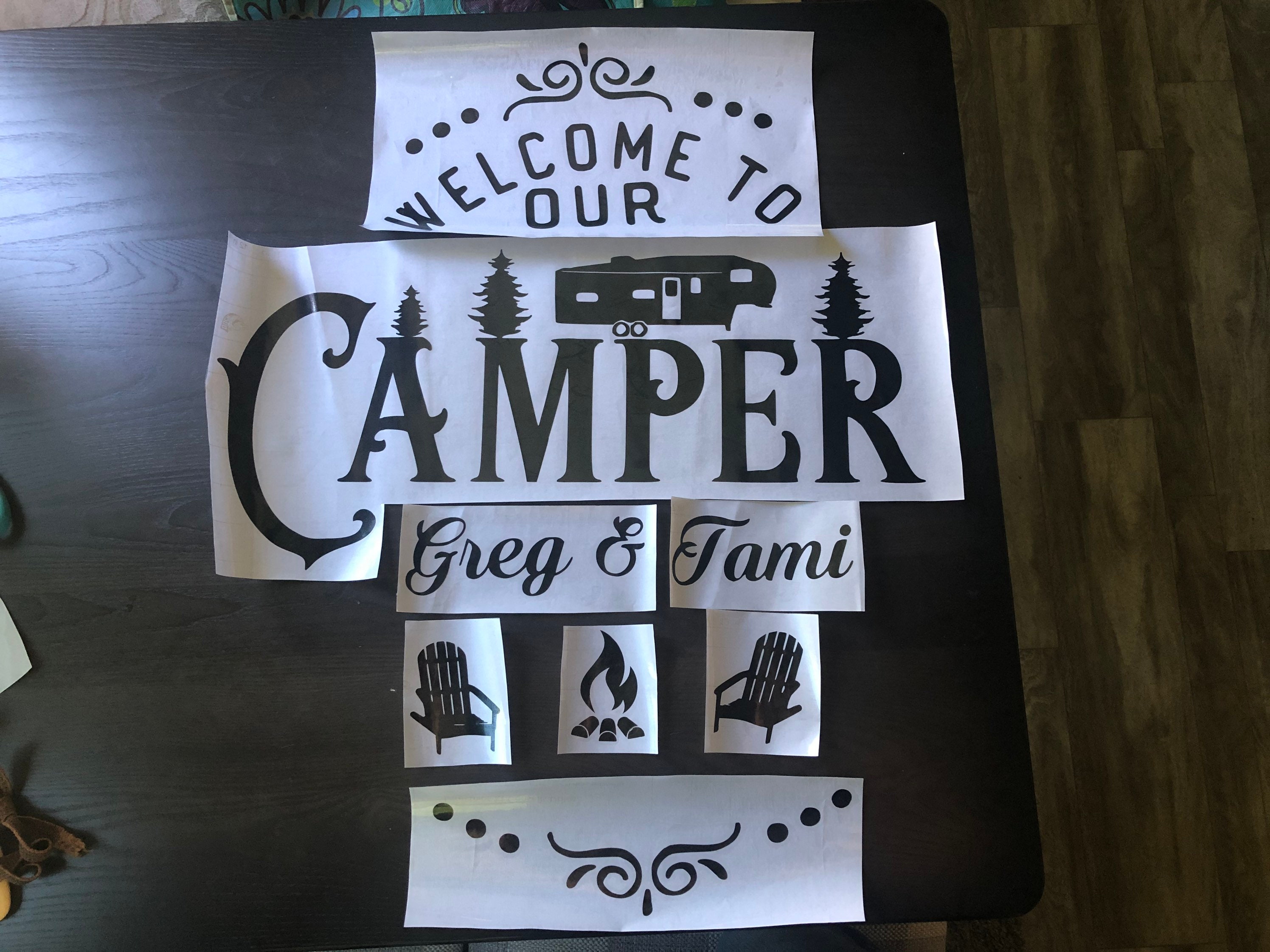 Camper Decals For Campers Personalized To Our Camper Etsy