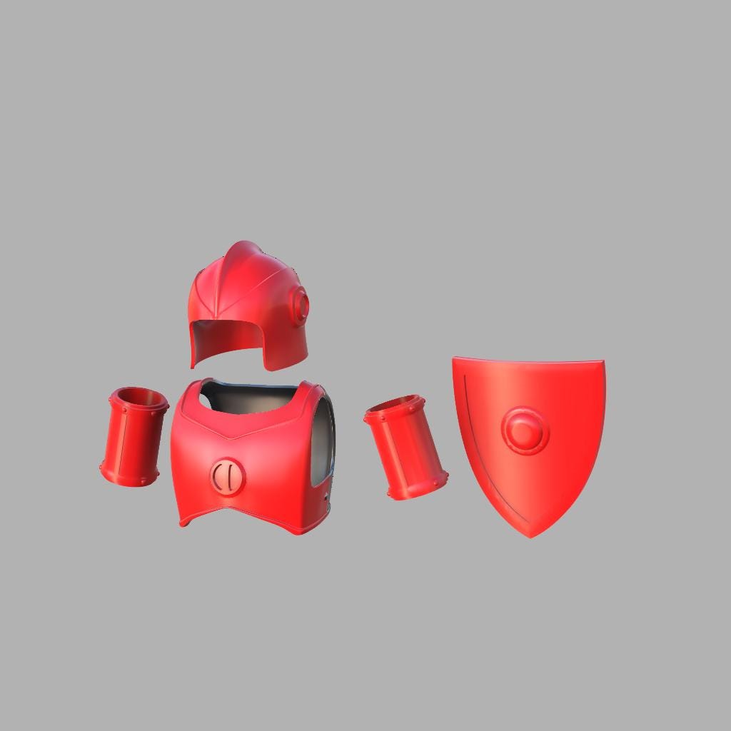 Paint It Yourself Kids Armor Set – 3D Printable Digital Files