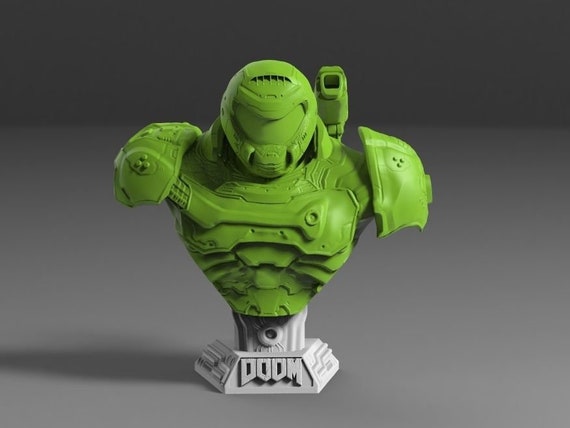 I 3D-printed and painted a Doom Eternal statue : r/Doom
