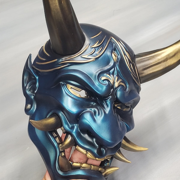 ONI Dämonen Maske Blau