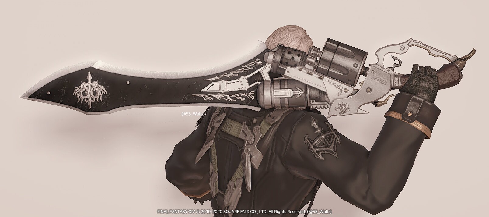 FFXIV Crownsblade Gunblade Fan Made Finished Replica Etsy Australia