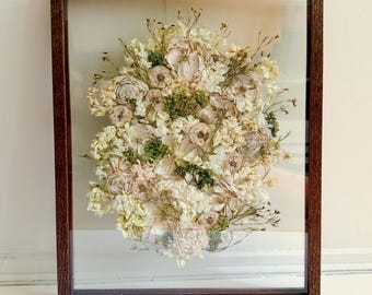 Bouquet Preservation Wedding Frame
