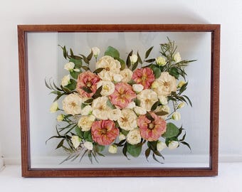 Bouquet Preservation Wood Pressed Flower Frame