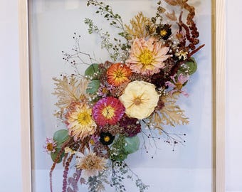 Bouquet Preservation Wood Pressed Flower Frame