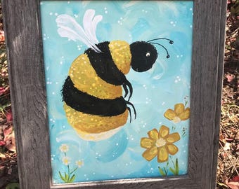 pintura de abejorro