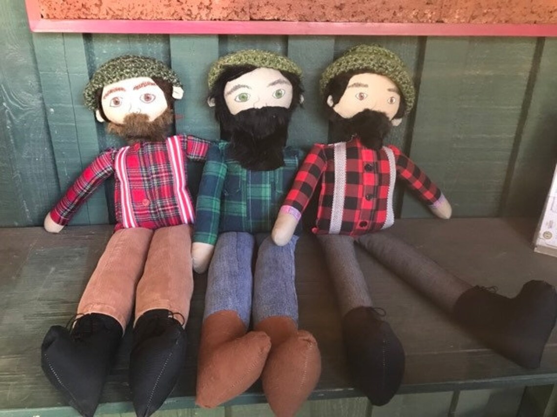 Mountain Boy Hipster Farmer Lumberjack Bearded Ragdoll - Etsy