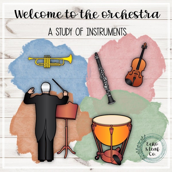 Welcome to the Orchestra! 3-Part Cards and More