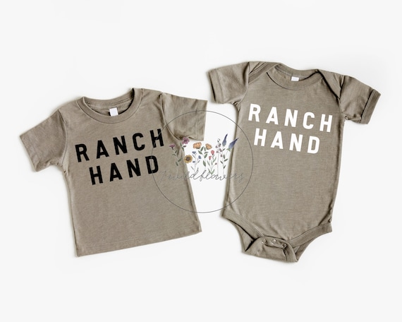 ranch hand shirt for kids, farming shirt for boys, tiny farmer shirt, little farmer shirt, harvest crew shirt, boys fall shirt, harvest tee