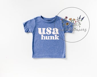 usa hunk shirt, 4th of july shirt boys, baby boy patriotic, america shirt, usa shirt, merica shirt, patriotic shirt, party in the USA tee