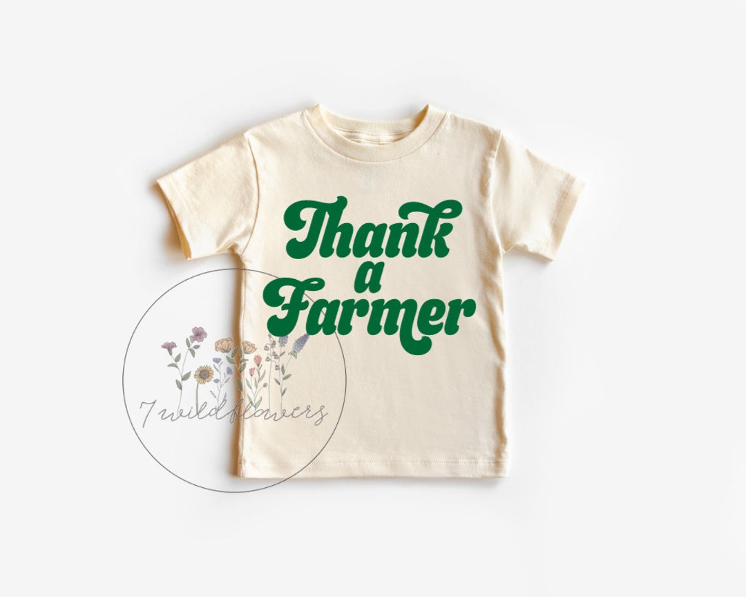 Thank a Farmer Shirt Farming Shirt for Boys Farm Hand Shirt - Etsy