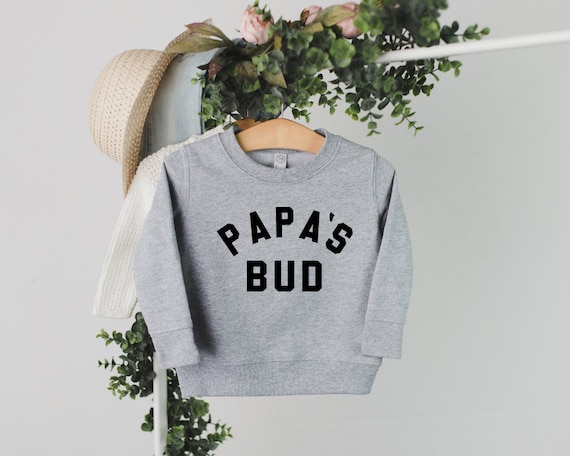 Papas Bud Sweatshirt and Tshirt Kids Shirt Boys Shirt Kids Etsy