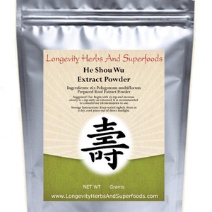 He Shou Wu Fo-Ti Extract Powder Quality Jing Herbs Superfoods 16:1 image 2