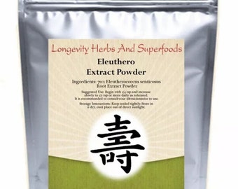 Eleuthero Root Extract Powder Quality Pure Herbs 70:1 Siberian Ginseng