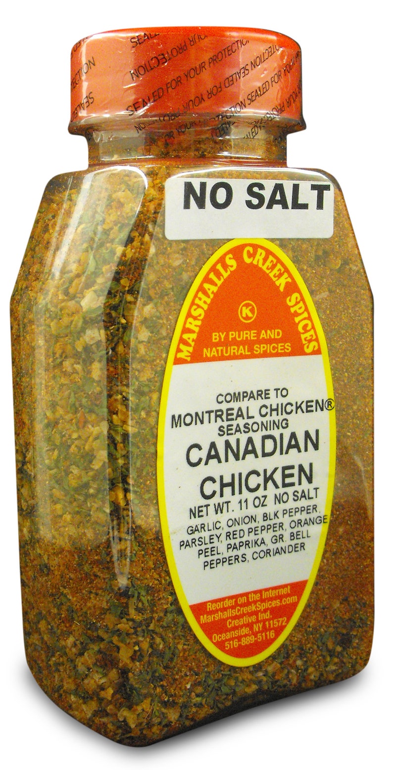 CANADIAN CHICKEN Seasoning No Salt 11 oz compare to Montreal Etsy
