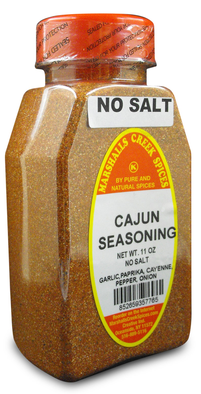 CAJUN Seasoning No Salt 11 Oz Marshalls Creek Spices Etsy
