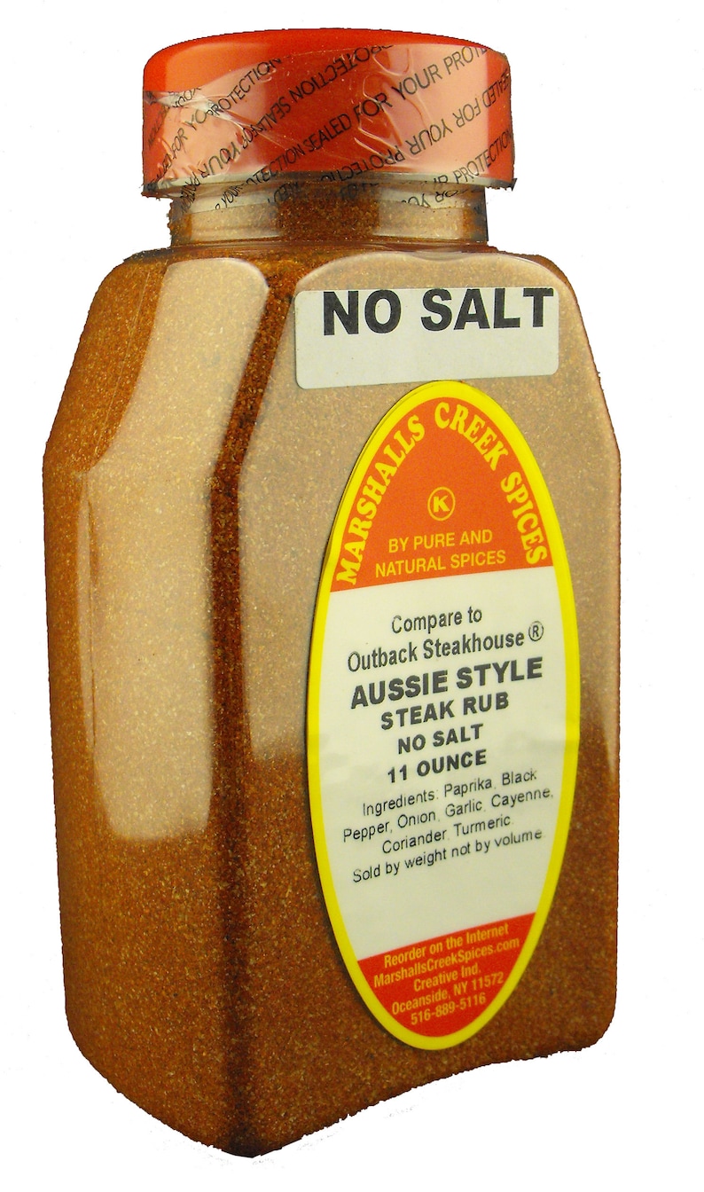 Compare to OUTBACK STEAKHOUSE STEAK Seasoning No Salt 11 Oz Marshalls
