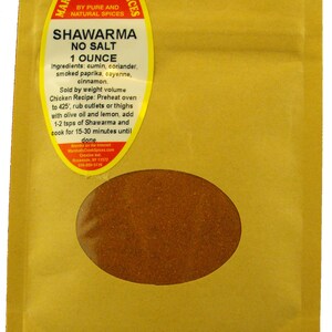 Sample Size, EZ Meal Prep, Shawarma 3.49 Free Shipping 3.49 + 1 cent Shipping, Marshalls Creek Spices