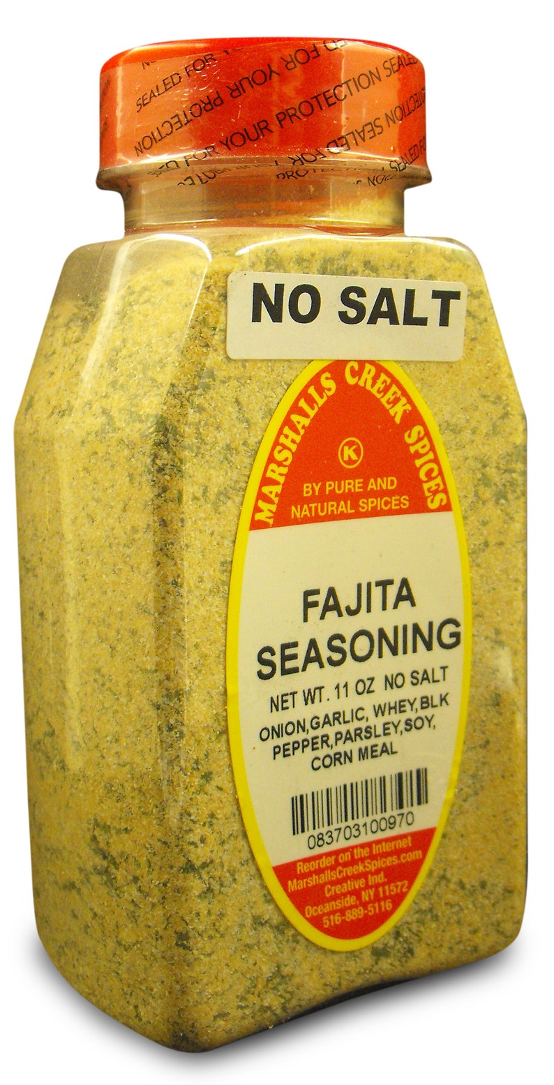 FAJITA Seasoning No Salt 11 Oz Marshalls Creek Spices Etsy