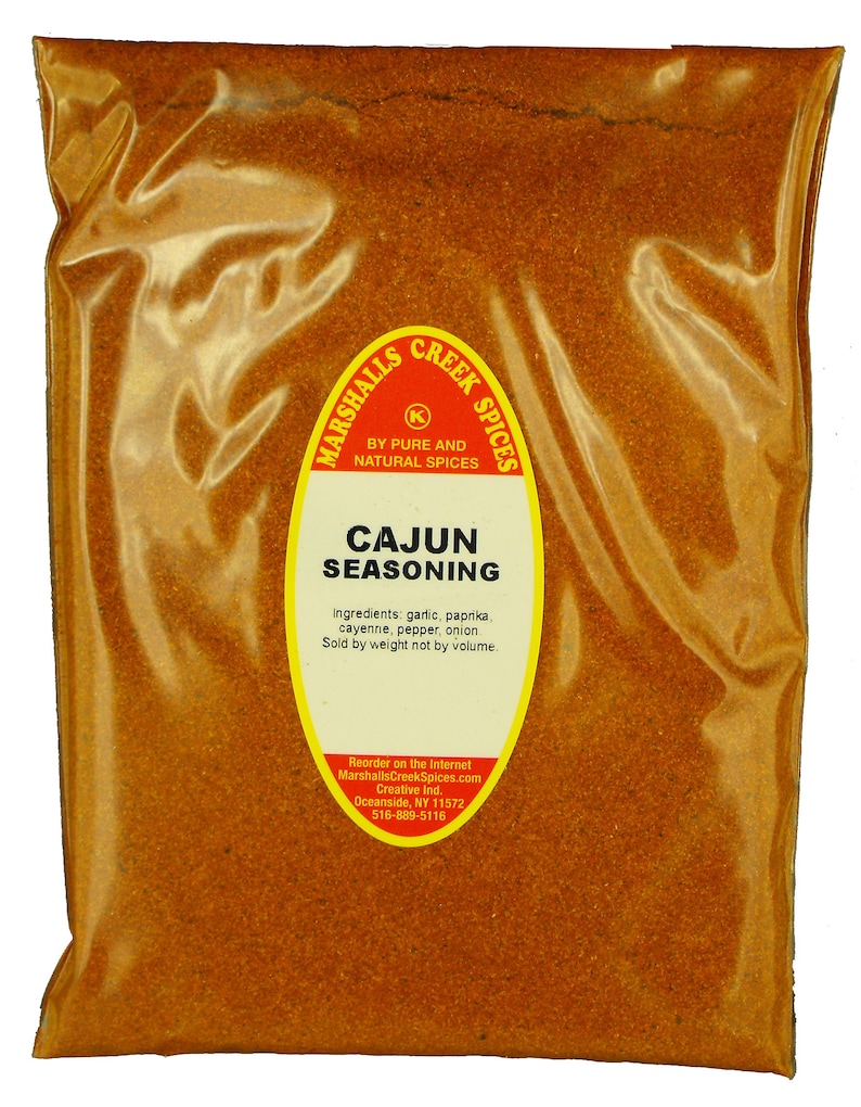 Cajun Seasoning No Salt Refill Pouch 11 Oz Marshalls Creek Etsy