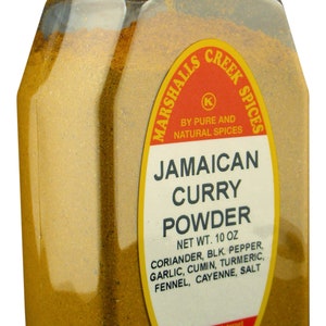 CURRY POWDER, JAMAICAN  10 oz., one price shipping, any quantity, any assortment Marshalls Creek Spices