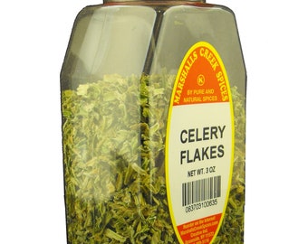 CELERY FLAKES 3 oz, one price shipping, any quantity, any assortment Marshalls Creek Spices