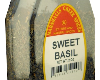 SWEET BASIL 2 oz., one price shipping, any quantity, any assortment Marshalls Creek Spices