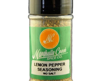 Marshalls Creek Spices Lemon Pepper No Salt Seasoning Mini Jar