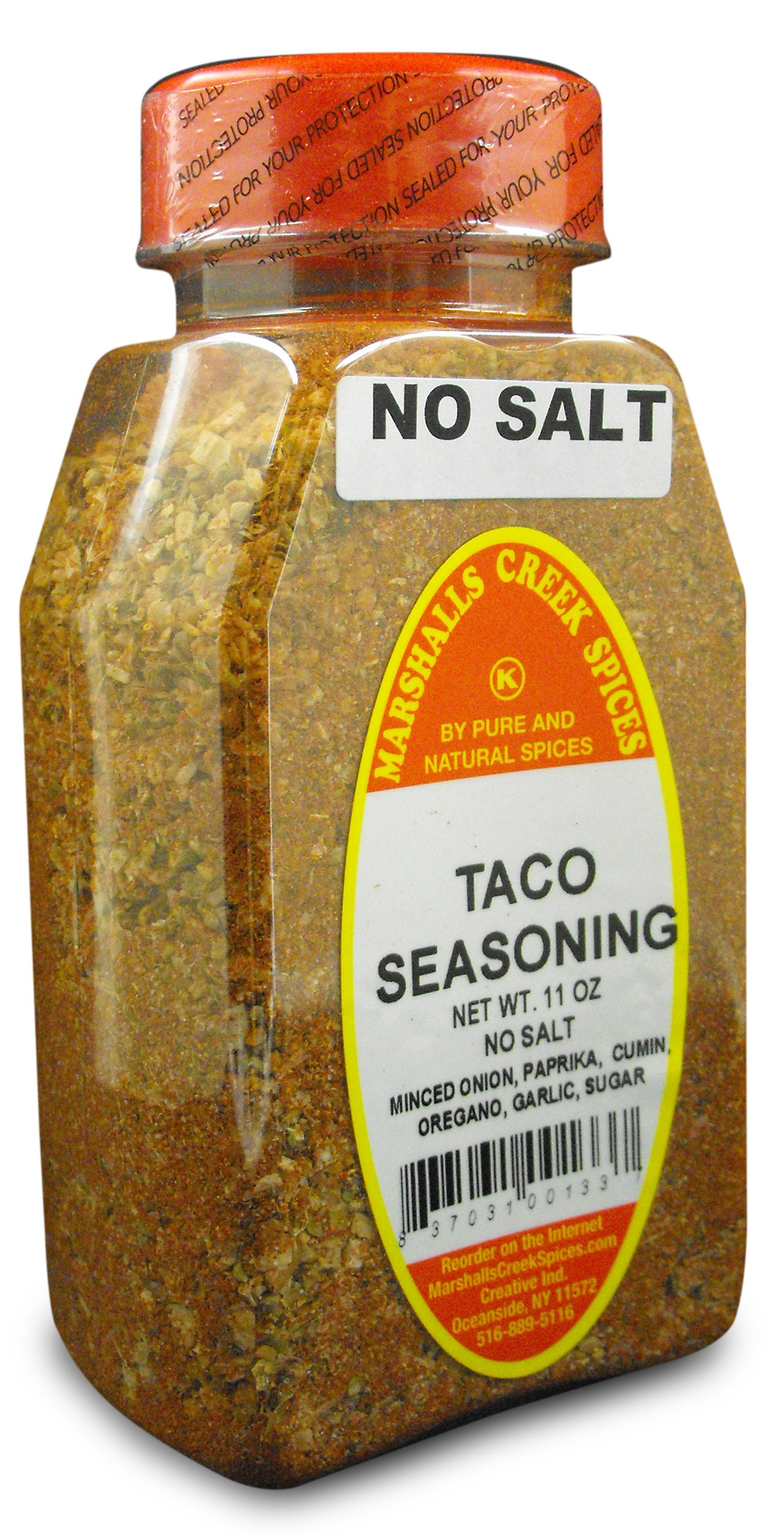 TACO SEASONING, No Salt 11 Oz Marshalls Creek Spices Etsy