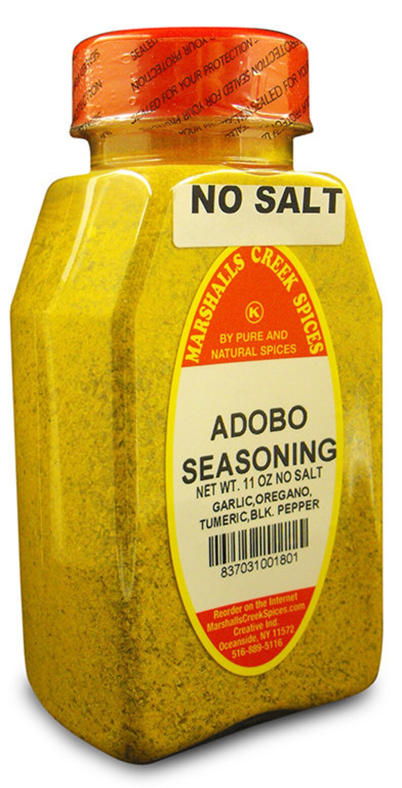 ADOBO Seasoning No Salt 11 Oz Marshalls Creek Spices Etsy