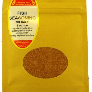 Sample Size, EZ Meal Prep, Fish seasoning, No Salt 3.49 + 1 cent Shipping, Marshalls Creek Spices