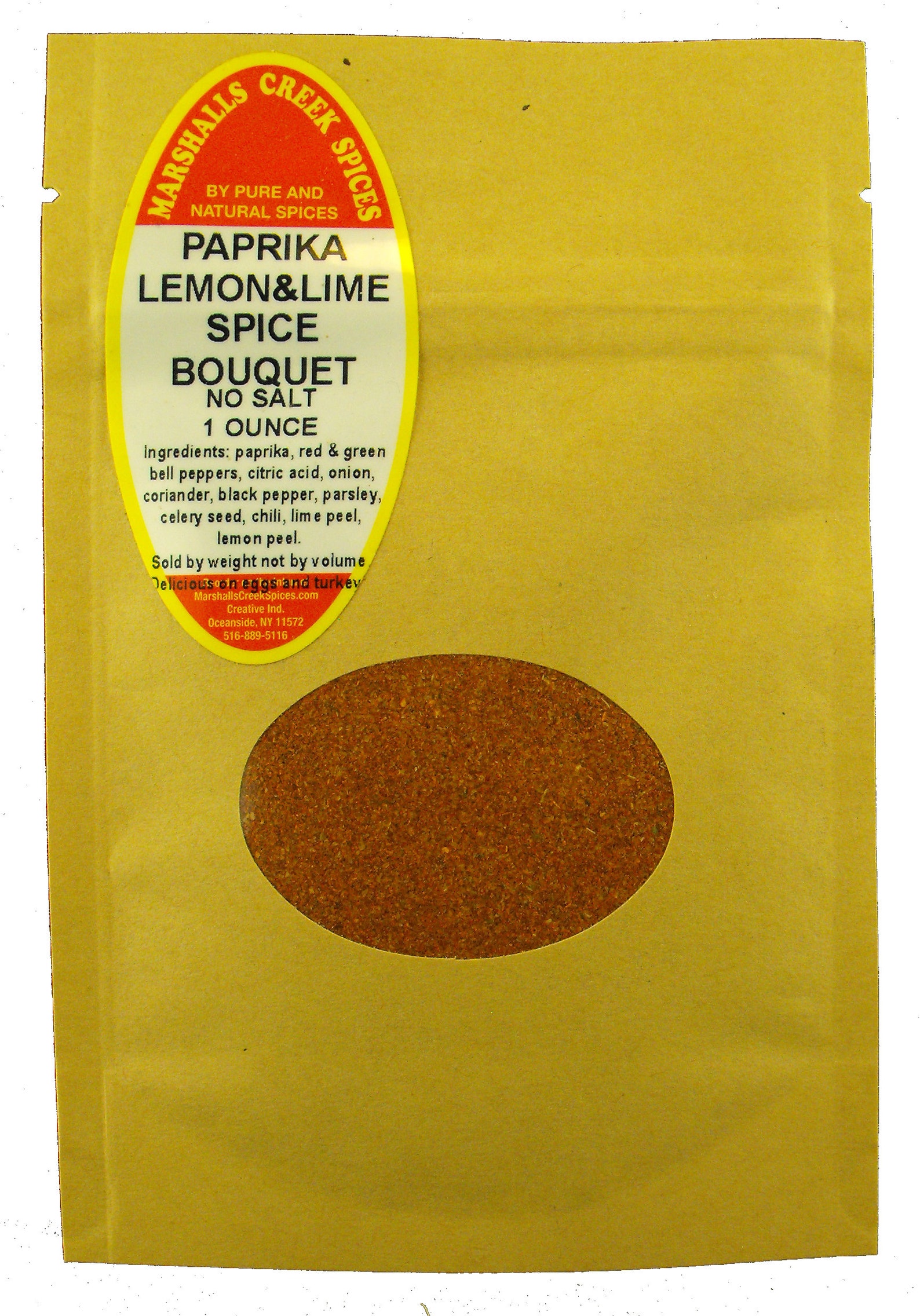 Sample Size, EZ Meal Prep Paprika Lemon & Lime Spice Bouquet, No Salt 3