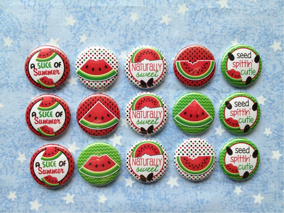 Watermelon Buttons This item is unavailable - Etsy